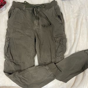 Olive cargo pants